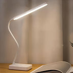 USB Rechargeable Desk Lamp Flexible Arm with Dimmable Multi-Color Lighting - Image 9