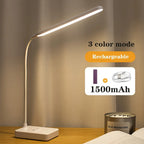 USB Rechargeable Desk Lamp Flexible Arm with Dimmable Multi-Color Lighting - Image 3