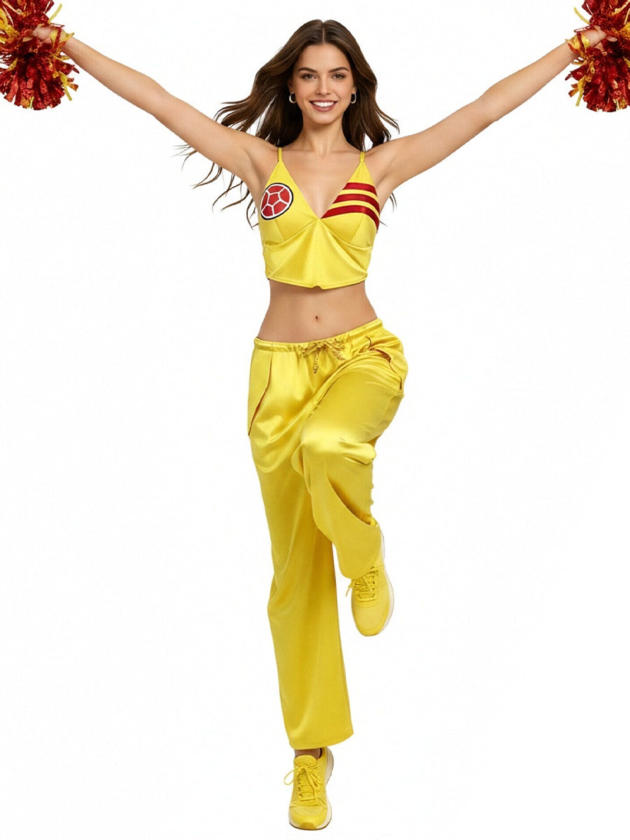 Women 3 Piece Cheerleader Costume Set - Image 4