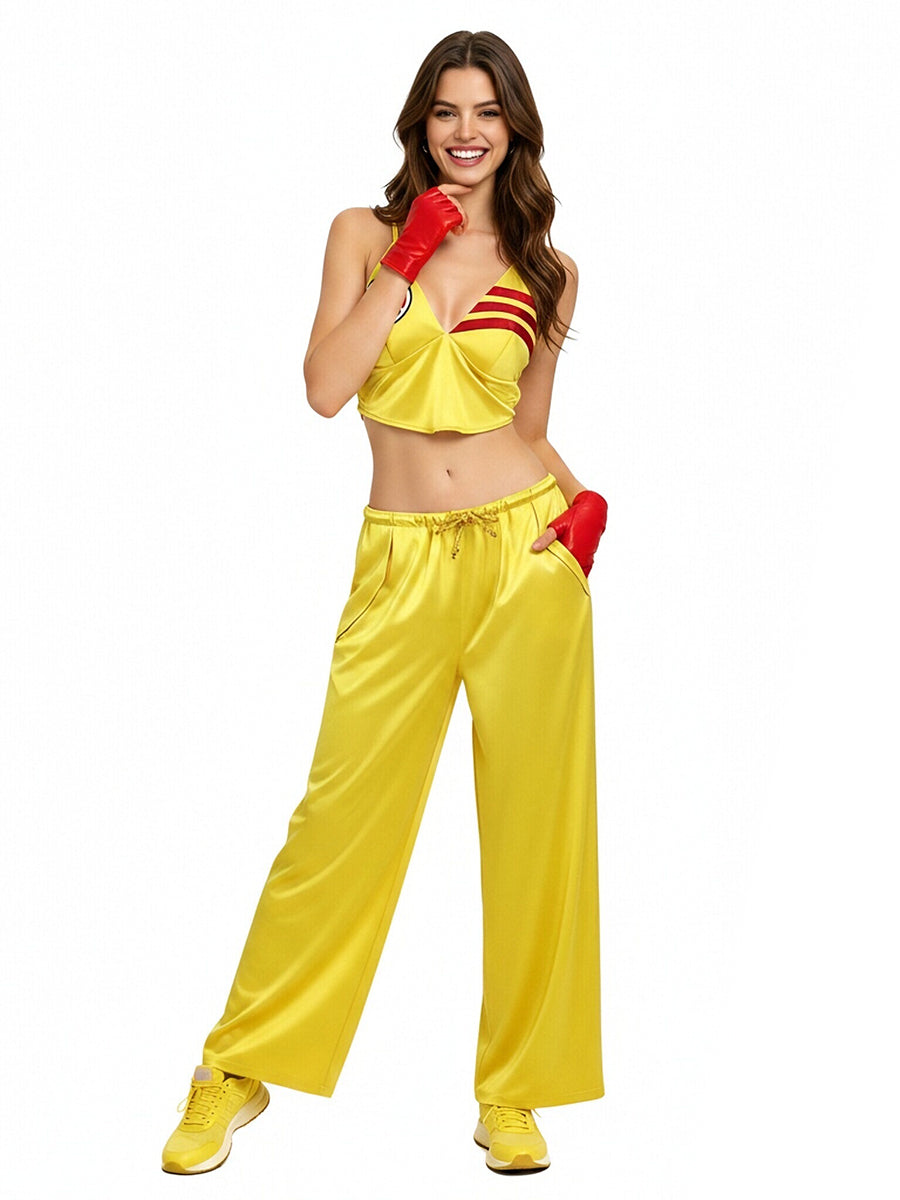 Women 3 Piece Cheerleader Costume Set