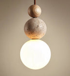 Neutral Contemporary Hanging Pendant Light - Image 3