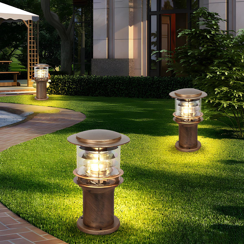 Modern Cylindrical Die Cast Aluminum LED Bollard Light Waterproof IP65 - Image 11