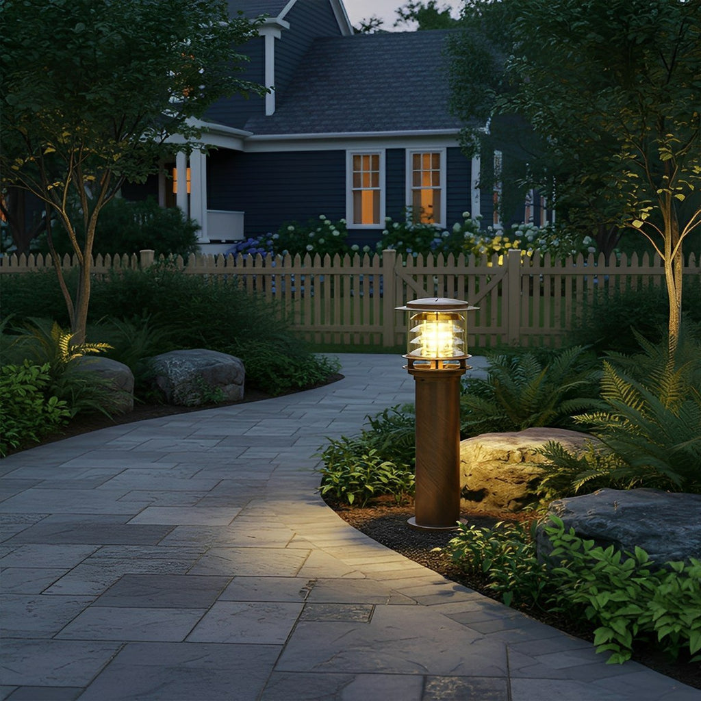 Modern Cylindrical Die Cast Aluminum LED Bollard Light Waterproof IP65 - Image 5