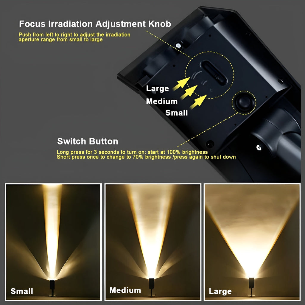 Adjustable Solar Landscape Spotlight Waterproof Dusk to Dawn Garden Light - Image 9