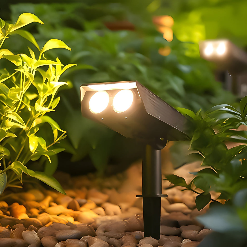 Adjustable Solar Landscape Spotlight Waterproof Dusk to Dawn Garden Light - Image 7