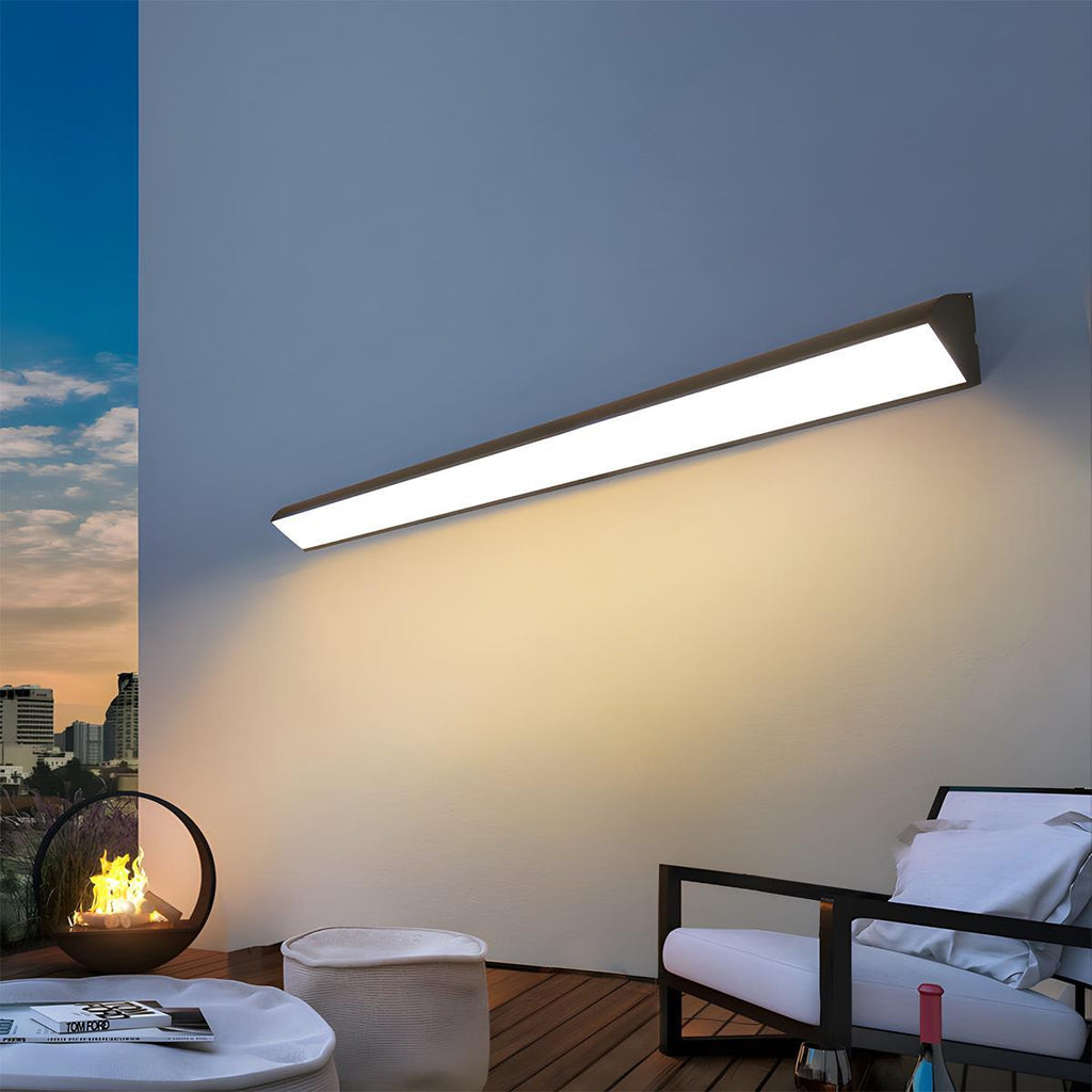 Modern Linear Aluminum LED Outdoor Wall Light Waterproof IP65