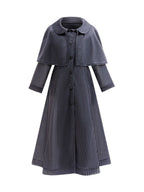 Girls Cape Coat Houndstooth - Image 2