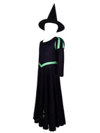 Womens 3 Piece Witch Costume Puff Sleeve - Image 3