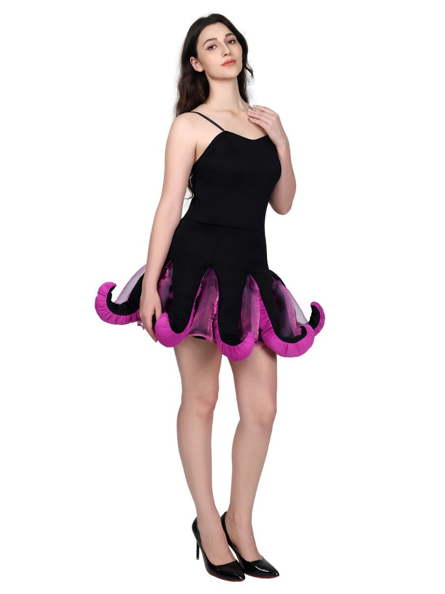 Womens Sea Witch Costume Dress - Image 4