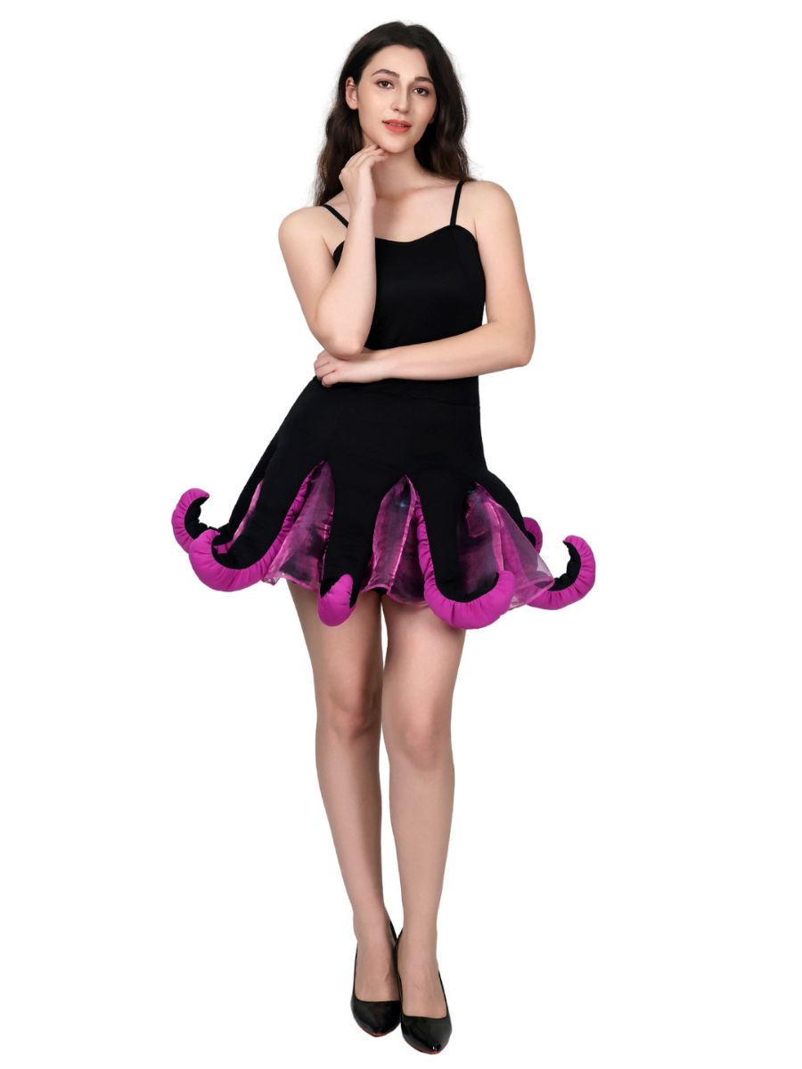 Womens Sea Witch Costume Dress - Image 5