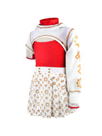 Girls 4 Piece Vampire Cosplay Costume - Image 4
